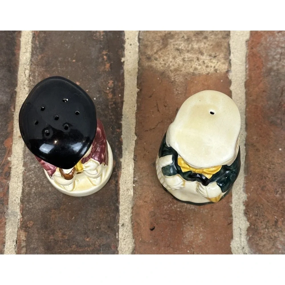 Vintage Philpot Toby Betsy Character Salt Pepper Shaker Tony Wood Marked England